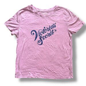 Victoria's Secret Pink Graphic Tee Short Sleeve T-Shirt Women's Size XS Comfy